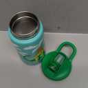 CamelBak Eddy+ Kids Bite Valve Straw Insulated Stainless Steel Water Bottle Dino Volcanos, 12oz