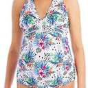 Oceanlily Lap Swimming-Cross Back Maternity Swimwear-Pregnancy Exercise Swimsuits-Maternity One Piece Bathing Suit Size L