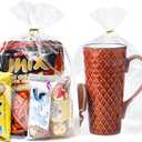 QOIUSO 50Pcs Bottom Gusset Cellophane Bags: 9x12 Inches Clear Gift Bags with Twist Ties for Candy Treat Goodies Mug Party Favors and Gift Wrapping - Durable Plastic Cellophane Gift Wrap