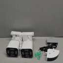 Dual Lens Outdoor Cameras 2.5K/5MP House Cameras Wired Plug-in | Wireless WiFi Camera with Audio and Video,PTZ,Auto Tracking,7/24 Recording,Color Night Vision,Cloud & SD Card Storage.