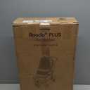 ROODO 3 Wheel Dog Pet Cat Stroller Best Lightweight Foldable Compact Portable Jogger All Terrain Travel Pet Gear Puppy Kitty Stroller for up to 30lbs Medium Small Dogs and Cats (Cationic ash)