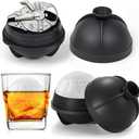 2 Packs Death Star Ice Cube Mold with Millennium Falcon Bottle Opener3D Star War Ice Cube Mold for Whiskey, Bourbon, Cocktails.Funny Star Wars Gifts for Men Women Him Dad