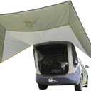 SUV Tent Car Awning, UPF 50++ with Portable Waterproof Storage Bag, Tear-Resistant, Large Space, Good Vision, Smooth Ventilation, Suitable for Outdoor Beach Camping Auto Canopy Shade (Army Blue)