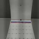 2026 Wall Calendar - January 2026 - December 2026, 12 Monthly Hanging Calendar, 2026 Planner, Size 11" x 17", Spiral Binding, Holidays, Julian Dates, Large Blocks, Twin-Wire Binding, Hanging Hook (Blue and White)