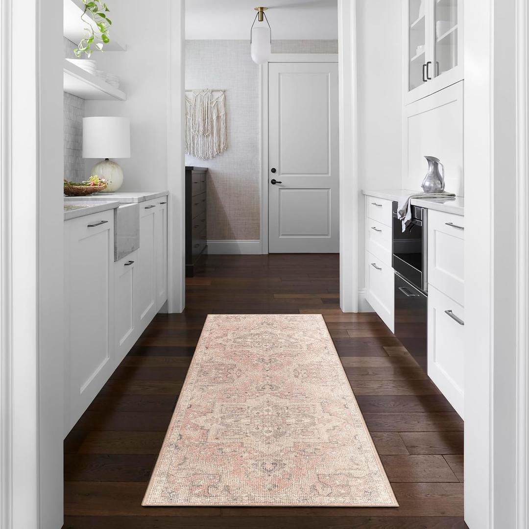 Livabliss x Becki Owens Elle Medallion Runner Area Rug, 2'7" x 7'3", Taupe