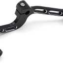 Motorcycle Heel Toe Gear Shift Lever + Shift Peg for Harley Sportster XL883 XL 883 1200 2004-2017 Mid-Controls Shifter Levers (Black)