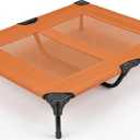 Dog Cot | 36 x 30 | Elevated Dog Bed | Cool Breathable Mesh | Indoor or Outdoor Use | Medium