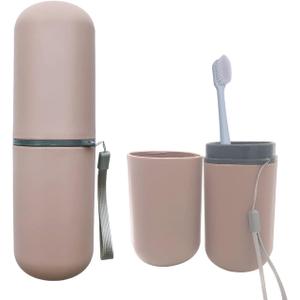 Travel Toothbrush Case, Toothbrush Holder Travel Case Portable Toothbrush Travel Container for Bathroom Travel School Business Camping Toothbrush Case for Traveling