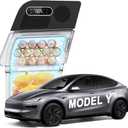 Tesla Model Y Car Refrigerator, 22F Cooling, AI 3-Mode Cooling, Ultra-Low 0.5kWh Power Consumption, Easy Install, Perfect for Tesla Model Y 2020-2026 Cooler(15L)