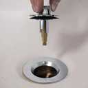DANCO Lift and Turn Tub and Bath Drain Stopper, Chrome (88599)