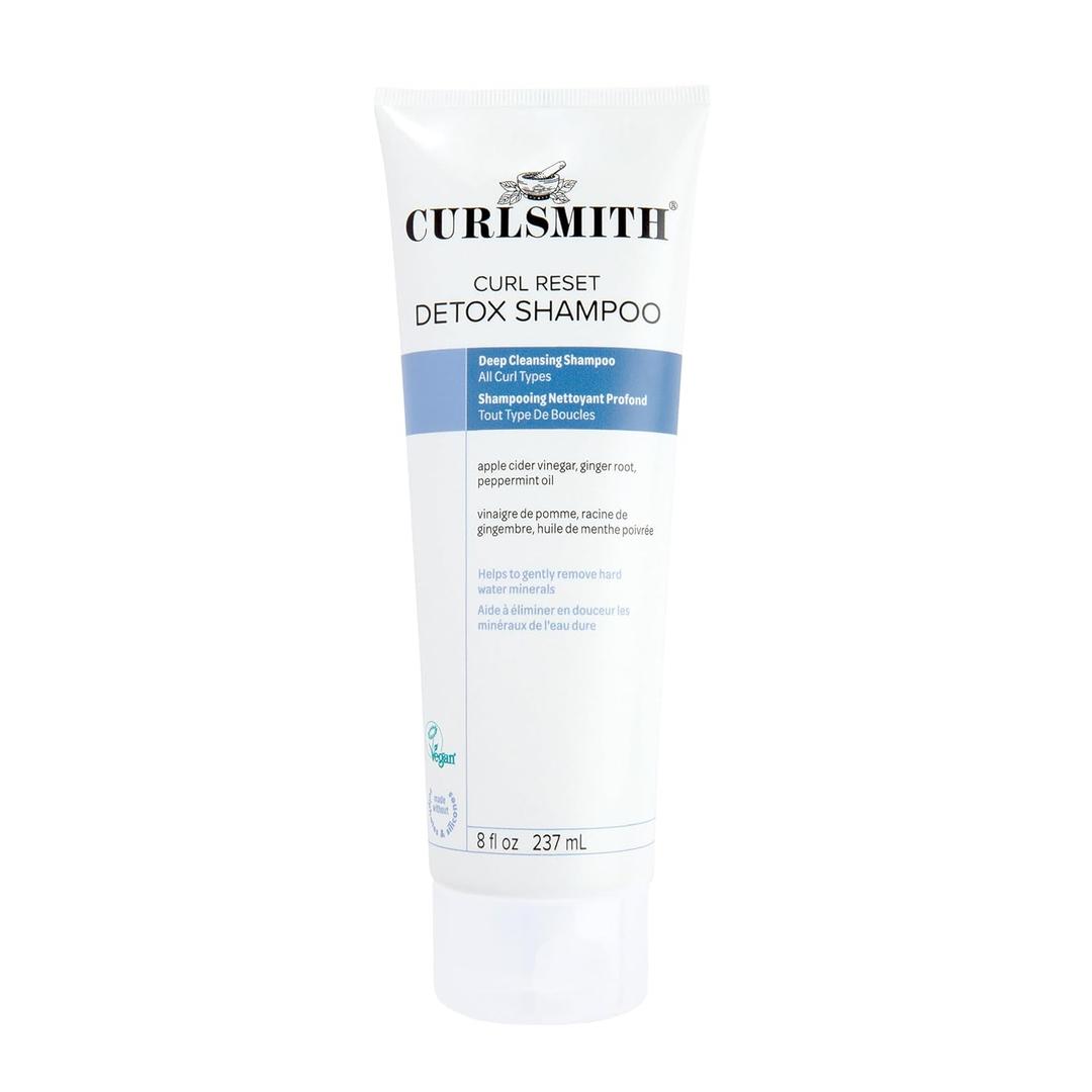CURLSMITH Detox Shampoo - Clarifying Shampoo for All Hair Types - Removes Build-Up to Refresh & Revive Curls (8 oz)