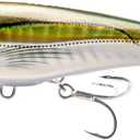 Nomad Design DTX Minnow 145 with Patented Autotune System - Distressed Baitfish Swimming Action, BKK Viper