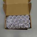 Jetec 32 Pcs PVC Pipe Clips Pool Cover Clamps for Above Ground Pool Greenhouses, Row Covers, Garden, Shelters, Bird Protection, 2.4 Inch Long(for 1 Inch PVC Pipe,White)