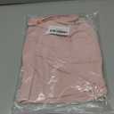 Women Off Shoulder Wrap Tops Long Sleeve Solid Color Slim Fitted T-Shirt Ruched Crop Tops (Pink, S)