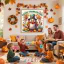 2 x CheerChamp 5D Thanksgiving Diamond Painting Kit for Adults - DIY Diamonds Art Kits Dots Gem for Beginners Full Drill 13.8x13.8 Inch Home Wall Decor