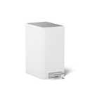 Kohler 6 Liter (1.5 Gallon) Stainless Steel Step Trash Can, White