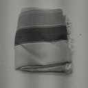 Laolitou Rustic Tablecloth Cotton Linen Waterproof Tablecloths Burlap Table Cloths for Kitchen Dining Cloth Table Cloth for Rectangle Tables Light Grey Stripes Rectangle,55''x70'',4-6 Seats