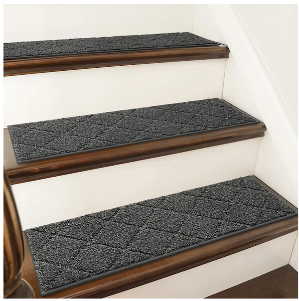 Stair Treads for Wooden Steps, 15pcs, 8x30in Carpet Stairs Runner Indoor NonSlip Stair Mats for Kids Elders and Pets