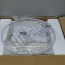 Living Room Lamps Set of 2, 27" Touch Lamps for Nightstand with USB A+C Ports, Modern Farmhouse Table Lamps for Bedroom, Wood Grain, Ceramic