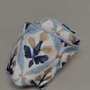 MIULEE Floral Decorative Pillow Covers Set of 2,Block Print Throw Pillowcases Outdoor Boho Farmhouse Vintage Coastal Summer Accent Cushion Covers for Couch paito Garden Sofa Bed 18x18 Inch, Blue Grey