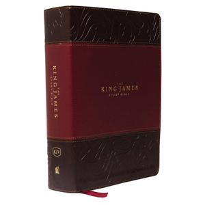 KJV, The King James Study Bible, Leathersoft, Burgundy, Red Letter, Full-Color Edition: Holy Bible, King James Version