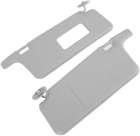 Car Sun Visor Replacement Set, Left Driver & Right Passenger Sun Visor Sunlight Blocking Kit for 1996 to 2001 2 Pack
