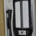 Adewalk 5000W Solar Lights Outdoor - 7000K LED Solar Street Lights Outdoor with Motion Sensor and Remote Control, IP66 Waterproof, Dusk to Dawn for Yard, Patio, 2 Pack