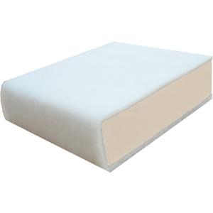 AK TRADING CO. 24'' W x 24'' L Upholstery Foam Cushion High Density (Chair Cushion Square Foam Dinning Chairs, Wheelchair Seat Cushion Replacement) with Batting/Dacron Wrap., 6'' H x 24'' W x 24'' L