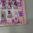 Pink Chess Set Wooden with Board Educational Adults, Cartoon Board Game Cute