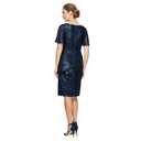 Alex Evenings Women's Short Cocktail Dress, Wedding Guest, Formal Event Size 6