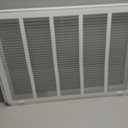 HVAC Premium 26 x 18 Duct Opening Steel Return Air Filter Grille, for 1-inch Filter, Removable Door, Flat Stamped HVAC Vent Cover Grille, Outer Dimensions 28.5 x 20.5