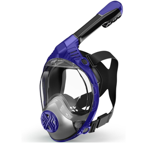 Full Face Snorkel Mask- Snorkeling Gear for Adults with Safe Dry Top Breathing System, 2025 Latest Foldable Panoramic View Snorkeling Mask for Men and Women, Anti Fog Anti Leak Size L/XL