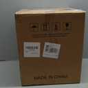 Nugget Ice Maker Countertop 44 Lbs/24h, Chewable Crunchable Ice Maker with Side Water Tank, Ready in 5-10 Mins, Self-Cleaning Pellet Ice Machine, Stainless Steel, Scoop Included