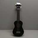 Strong Wind Soprano Ukulele 21 Inch Basswood Ukeleles for Beginners Four Strings Hawaiian Guitar Ukulele for Adults Teenagers, Black