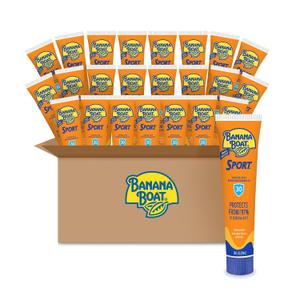 Banana Boat Sport Ultra SPF 30 Sunscreen Lotion, Travel Size Sunscreen 1 Oz, (Pack of 20)