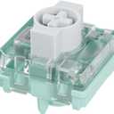 GATERON Low-Profile Magnetic Jade Keyboard Switches, HiFi Sound Linear Factory Pre-lubed Permanent Magnet Freely Setting Pre-Travel Key Switches for Magnetic Gaming Keyboard(70PCS)