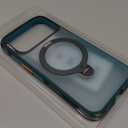 TORRAS Ostand Q3 Air for iPhone 17 Pro Case 6.3'' with Stronger Magnetic Stand, Fit for Magsafe, Airbags Military Protection, Camera Control, Shockproof & Stylish Case for iPhone 17 Pro, Glacier Sprint