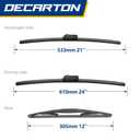 DECARTON 3 Wiper Blades Replacement for Chevrolet Chevy Traverse 2024-2026