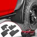 Mabett Mud Flaps for Ford Bronco Accessories 2021 2022 2023 2024 2025 2/4-Door No Punching Required Front and Rear 4PCS