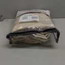 INOVADAY 100% Blackout Curtains for Bedroom, Black Out Curtains 84 Inch Long, Clip Rings Linen Blackout Drapes, Thermal Insulated Room Darkening for Living Room, 2 Panels  Beige,W50xL84