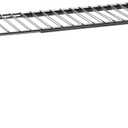 Expandable Scroll Metal 1 shelve,Over The Sink Shelf - Black