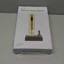 Secura Electric Wine Opener, Automatic Bottle Corkscrew Opener with Foil Cutter, Rechargeable (Champagne Gold)