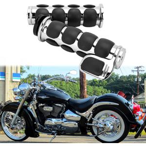DREAMIZER 25.4MM Motorcycle Handlebar Grips 1 inch Compatible with Honda Shadow Spirit 750 Valkyrie Fury VTX1300 VTX1800 VT400 VT750 VT1100 - Smooth
