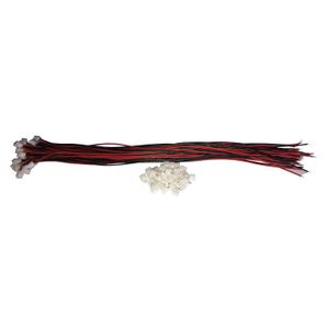 30 PCS 2 PIN JST PH Female Connector on One Side - 300mm 1007 26 AWG & 30 PCS 2 PIN JST PH Male Connector