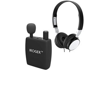 IROGER Hearing Amplifier Rechargeable Hearing Device with Headphone Personal Sound Amplifier PSAP for Ears,Seniors,Directional Microphone
