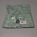 Women's T-shirts V Neck Short Sleeve Tee Solid Color Blouse Loose Fit 2025 Summer Casual Tops, Light Green, L