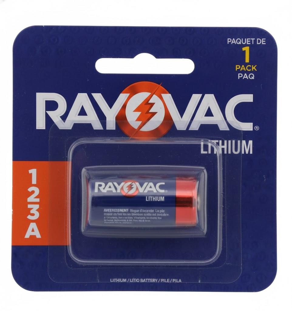 Rayovac 123A Batteries (6 Pack), 123A Lithium Batteries, Great For Cameras