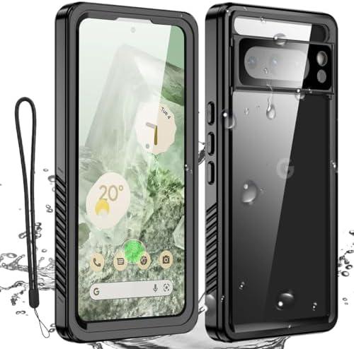 AICase Google Pixel 8 Pro Case Waterproof Clear Built-in Screen Protector Snowproof,Dustproof,Shockproof,IP68 Certified [Real 360] Full Body Protection Fully Sealed Underwater for Google Pixel 8 Pro