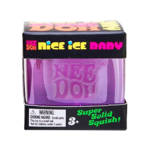 Schylling NeeDoh Nice Ice Baby Sensory Squeeze Toy Super Solid Squish 1.25" Wide Color  (Pack of 1)