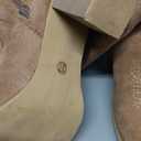 SHIBEVER Cowboy Boots for Women 2025: Mid Calf Cowgirl Boots Western Embroidered Country High Heel Pointed Toe Booties, Size 37